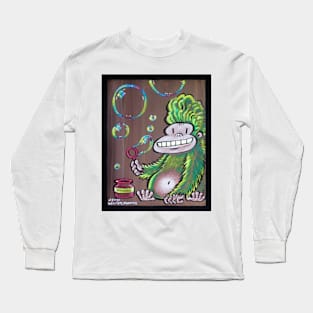 Green Bubble Ape Long Sleeve T-Shirt